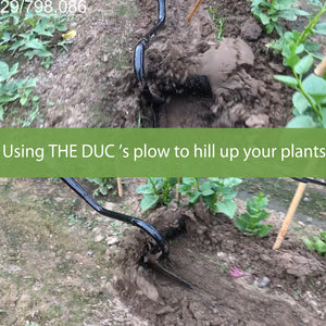 How to Hill Potatoes with THE DUC's Man-Pulled Plow